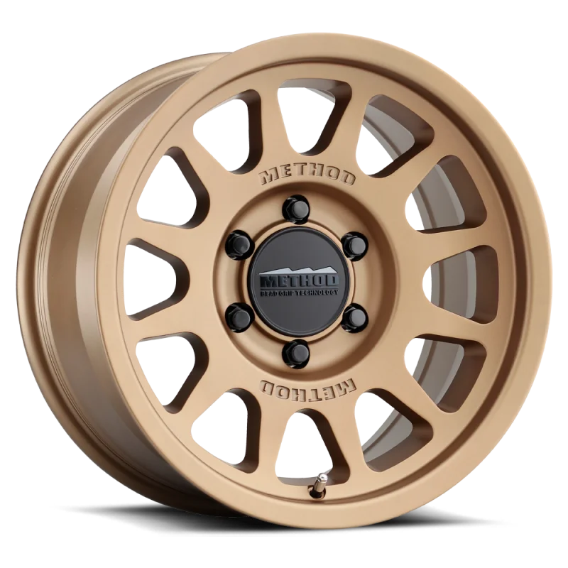 Method MR703 17x8.5 +25mm Offset 6x135 87mm CB Method Bronze Wheel - Main Product View