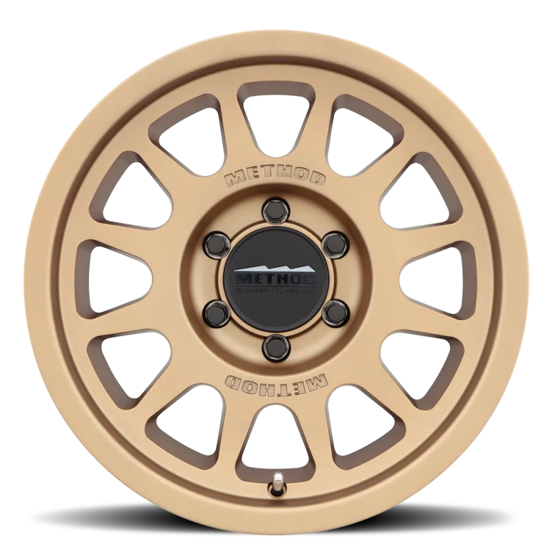 Method MR703 17x8.5 +25mm Offset 6x135 87mm CB Method Bronze Wheel - Side View