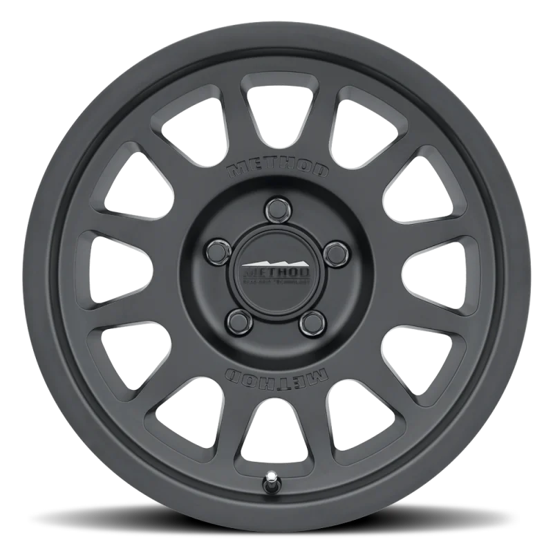 Method MR703 17x8.5 +35mm Offset 5x150 110.5mm CB Matte Black Wheel - Side View