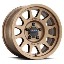 Load image into Gallery viewer, Method MR703 17x8.5 +35mm Offset 5x150 110.5mm CB Method Bronze Wheel - Side View