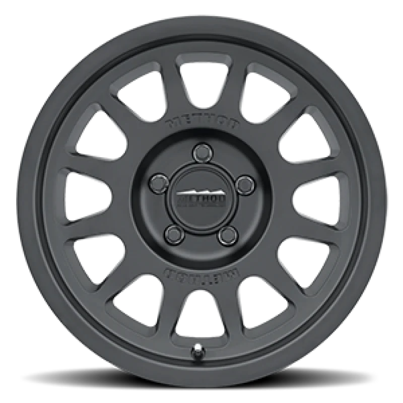 Method MR703 Bead Grip, 16x6 +68mm Offset 5x130 78.1mm CB Matte Black - Detail View