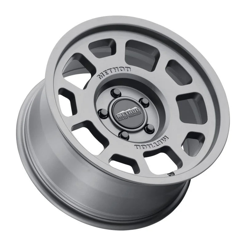 Method MR705 18x9 +25mm Offset 5x150 110.5mm CB Titanium Wheel - Main Product View
