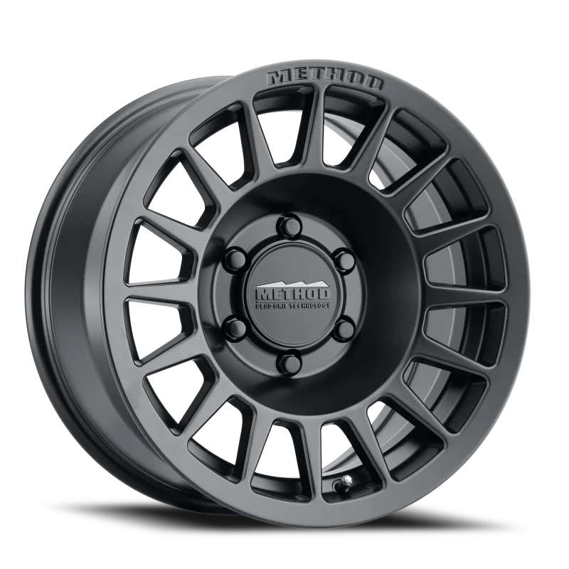 Method MR707 Bead Grip 18x9 / +18mm Offset / 6x135 BP / 87mm CB - Matte Black - Side View