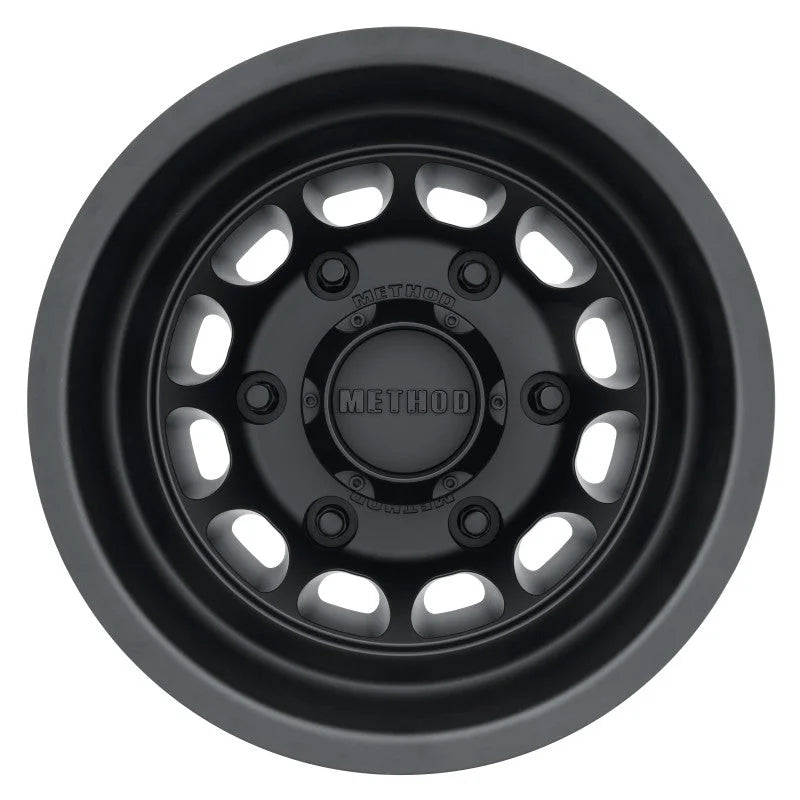 Method MR901 - REAR 16x6 -134mm Offset 6x180 138.9mm CB Matte Black Wheel - Side View