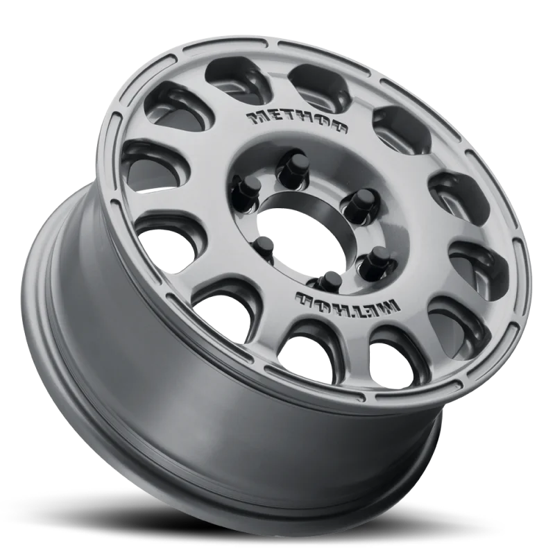 Method Wheels MR107 16x7 +45mm Offset 6x5.5 102mm CB Gloss Titanium Wheel - Detail View