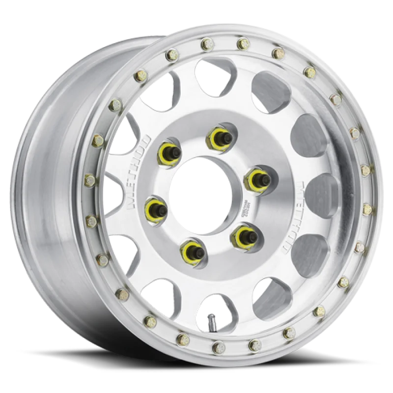 Method Wheels MR202 Forged Beadlock 17x9 -12mm Offset 8x6.5 130.81mm CB Raw Machined Wheel - Side View