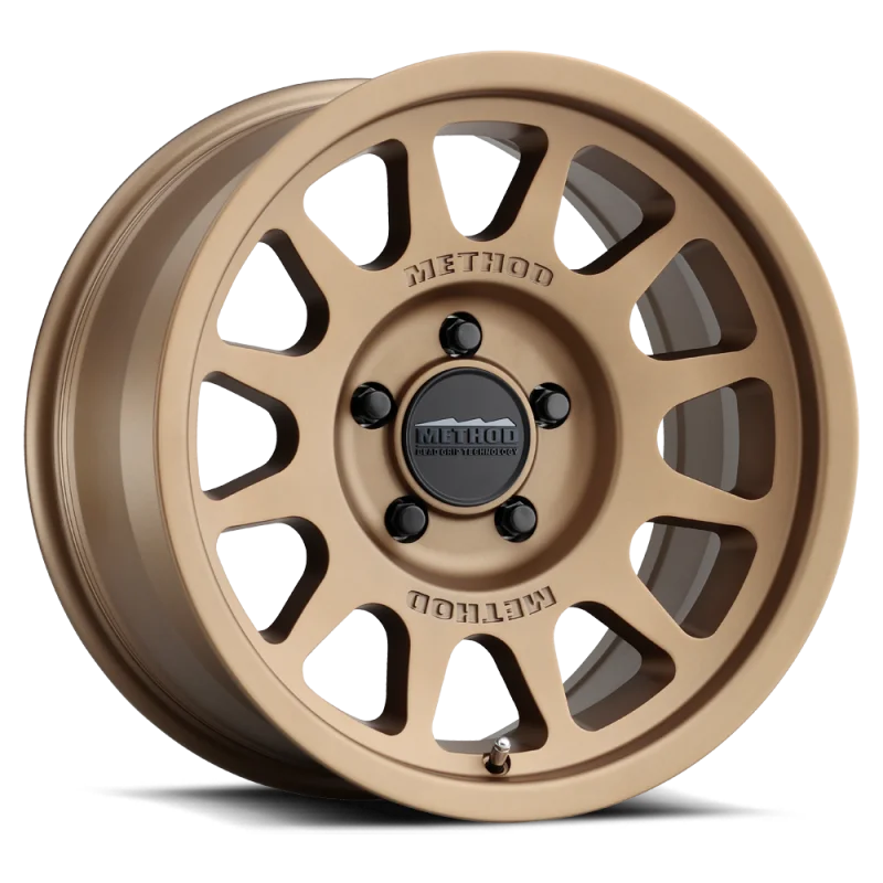 Method Wheels MR703 17x8.5 +25mm Offset 5x5 71.5mm CB Method Bronze Wheel - Side View