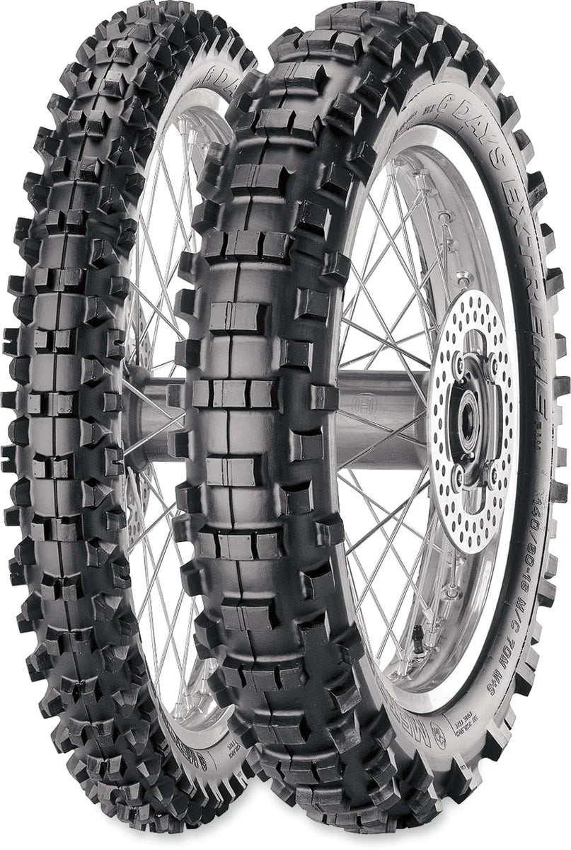 Metzeler Tire - 6 Days Extreme - Front - 90/90-21 - 52M 4073200 - Side View