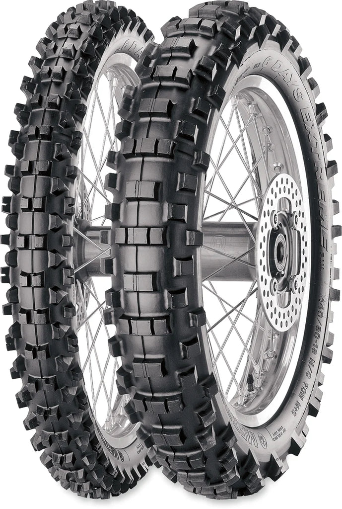 Metzeler Tire - 6 Days Extreme - Rear - 140/80-18 - 70M 4121200 - Side View