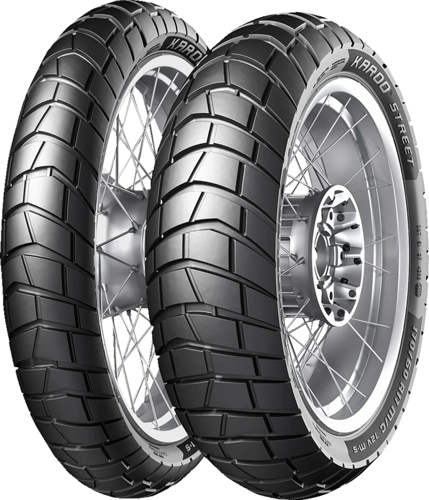 Metzeler Tire - Karoo™ Street - Front - 90/90-21 - 54H 3735300 - Side View