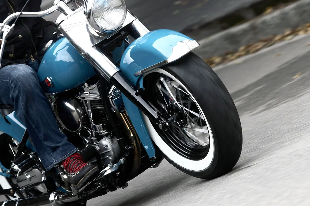 Metzeler Tire - ME 888 Marathon™ Ultra - Front - 130/90-16 - Wide Whitewall - 67H 2407600 - Back View