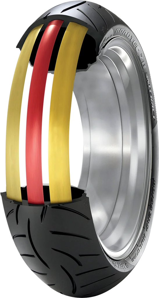 Metzeler Tire - Roadtec™ Z8 Interact™ - Front - 120/70ZR18 - (59W) 2491400 - Side View