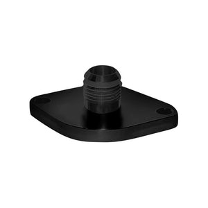 Meziere -12an Male Water Neck w/O-Ring - Black WN0912S