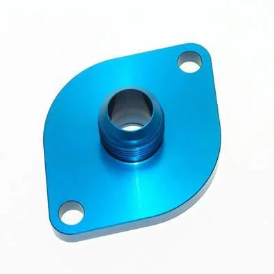 Meziere -12an Male Water Neck w/O-Ring - Blue WN0912B