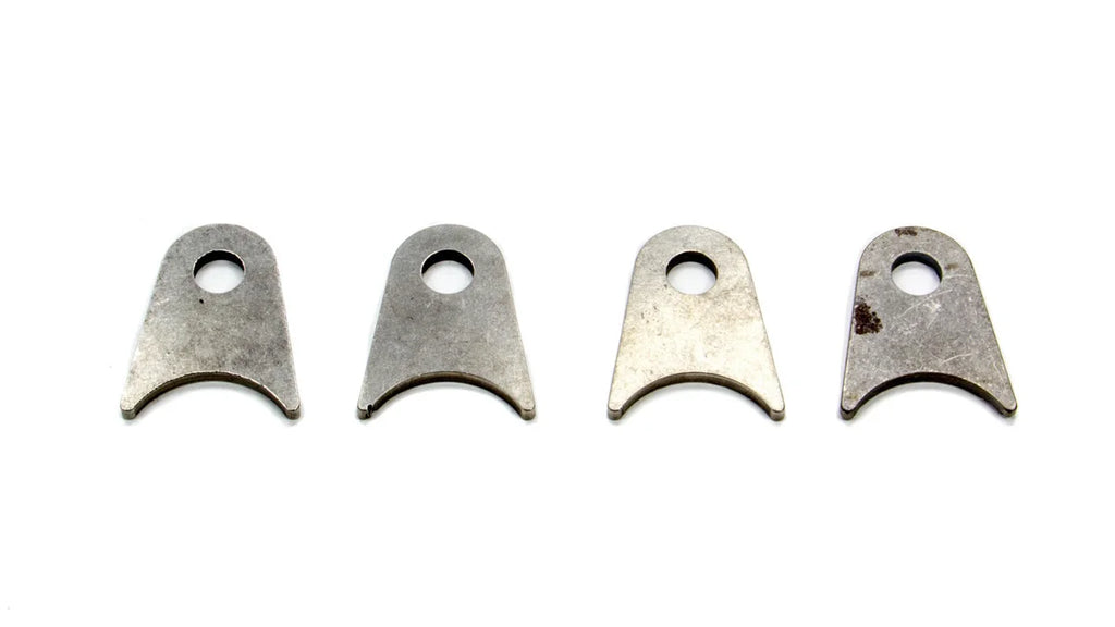 Meziere 4130 Moly Chassis Tab - Flat - 3/8 Hole (4pk) CT10512C