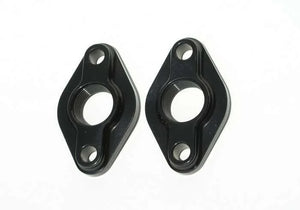 Meziere BBC Water Pump Port Adapters - Black (2pk) WP80S
