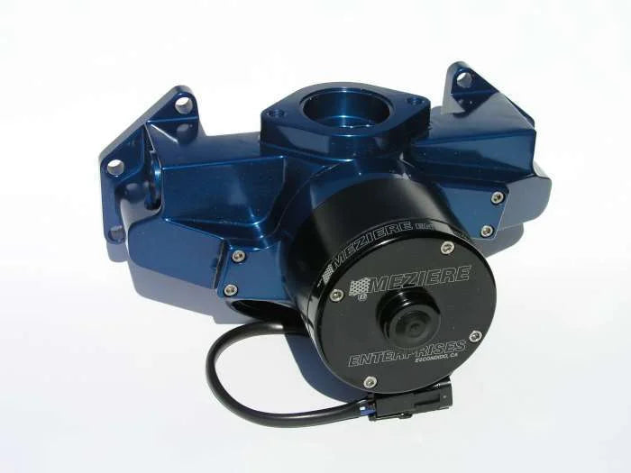 Meziere BBM Billet Electric W/P - Hi-Flow - Blue WP306B