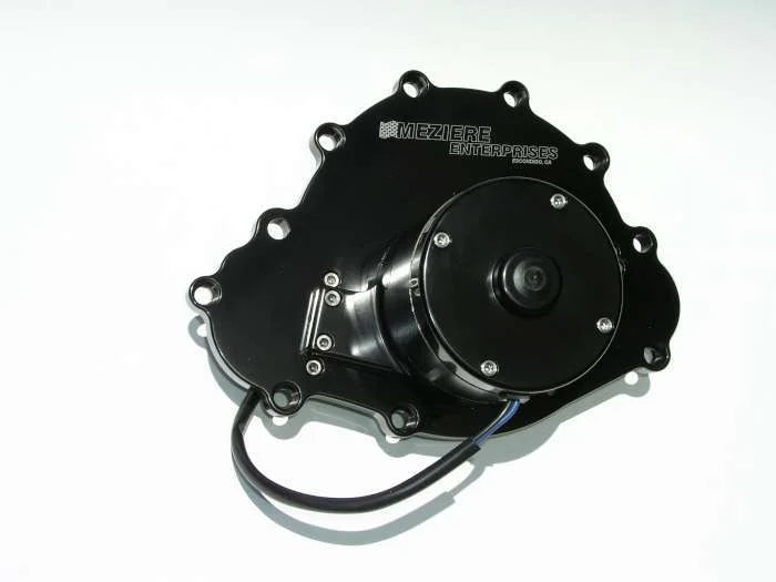 Meziere Pontiac Billet Elec. W/P Black WP103S