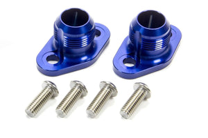 Meziere SBC #16 Water Pump Port Adapters - Blue (2pk) WP8116ANB