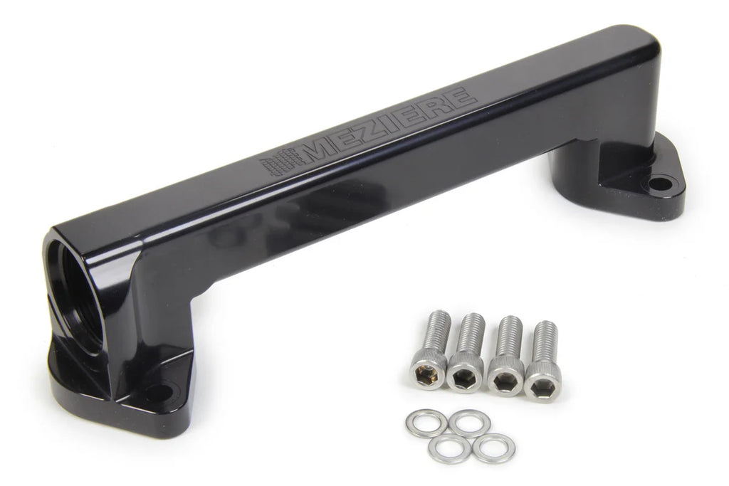 Meziere Water Manifold w/20an Inlet BBC - Black WAM10020S