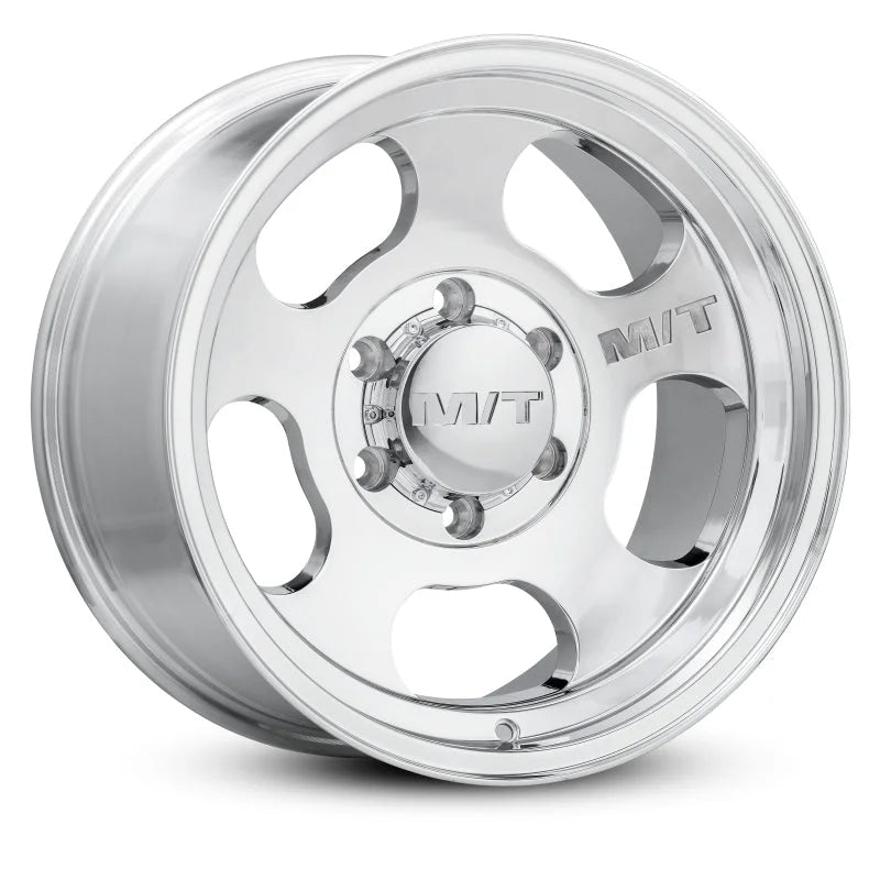 Mickey Thompson Canyon Polished Wheel - 17X9 5X5 BP 4.53in BS -12 Offset 71.6mm Bore - 274633 - Side View