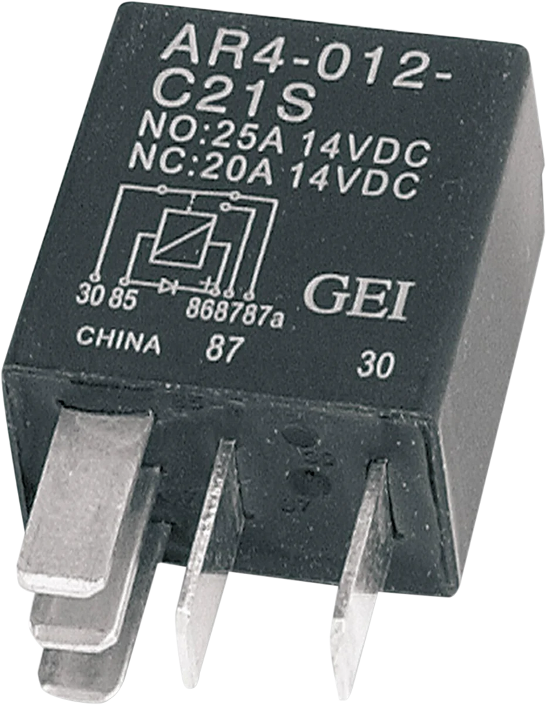 Micro Relay with Diode - Harley Davidson DragSpecialties MC-DRAG043 - Main Product View