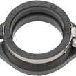 Load image into Gallery viewer, Mikuni Carburetor Flange Adapter - Black - 48 mm - Side View