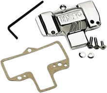 Load image into Gallery viewer, Mikuni Carburetor Top Cover with Logo - Chrome - Main Product View