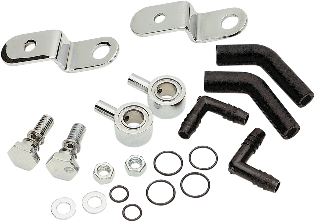 Mikuni HSR Carburetor Head-Breather Kit fits Harley-Davidson Twin Cam