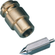Load image into Gallery viewer, Mikuni Needle and Seat Assembly - Push-In - 2.8 - Side View