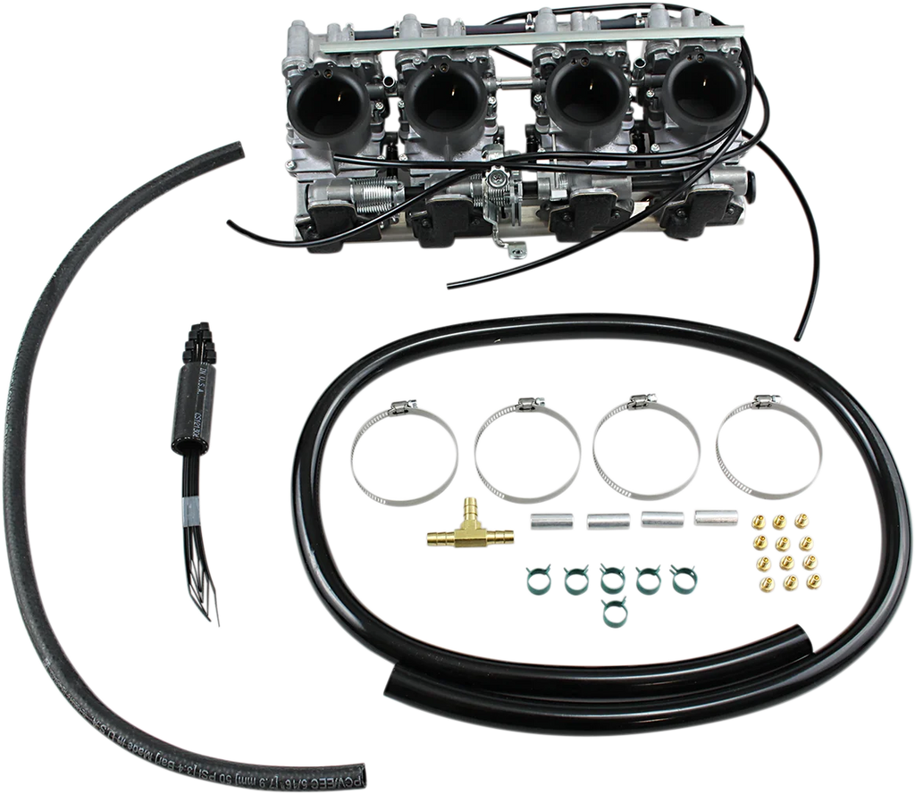 Mikuni Radial Flat Slide Carburetor Set - RS Series 34 4-Cylinder RS34-D21-K - Main Product View