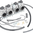 Load image into Gallery viewer, Mikuni Radial Flat Slide Carburetor Set - RS Series 34 4-Cylinder RS34-D21-K - Side View