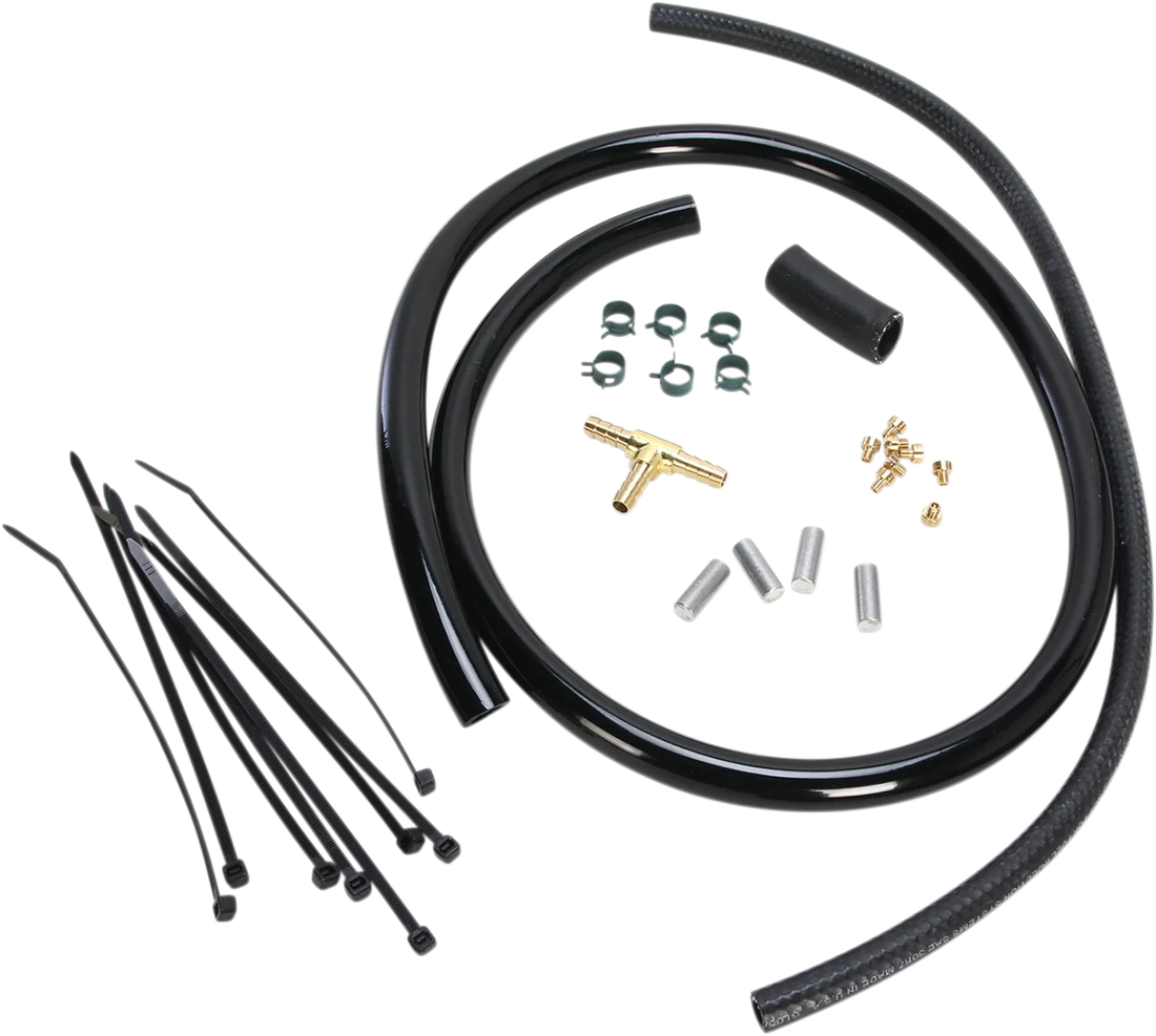 Mikuni Radial Flat Slide Carburetor Set - RS Series 38 4-Cylinder Set RS38-D19-K - Side View