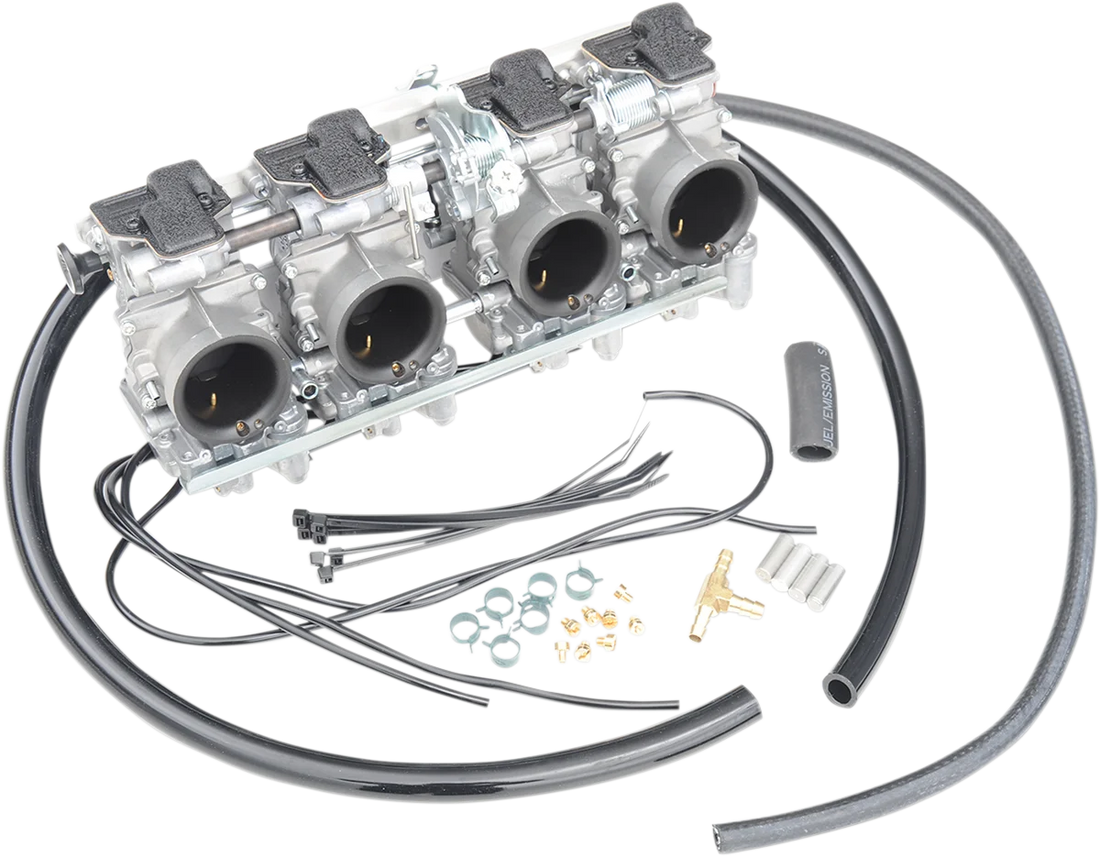 Mikuni Radial Flat Slide Carburetor Set - RS Series 38 4-Cylinder Set RS38-D19-K - Detail View