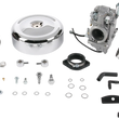 Load image into Gallery viewer, Mikuni Smoothbore Carburetor Total Kit - HSR45 fits Harley-Davidson Twin Cam - Side View