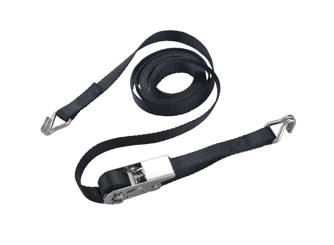 Mile Marker 1" x 12ft (4-pack) for light-duty hauling with a 1,100 lbs break strength 1710124 - Back View