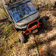 Load image into Gallery viewer, Mile Marker 1" x 8ft Orange Tow Strap 7,200LB - Side View