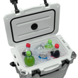 Load image into Gallery viewer, Mile Marker 10QT BIG CHILL COOLER IN WHITE 30110 - Side View