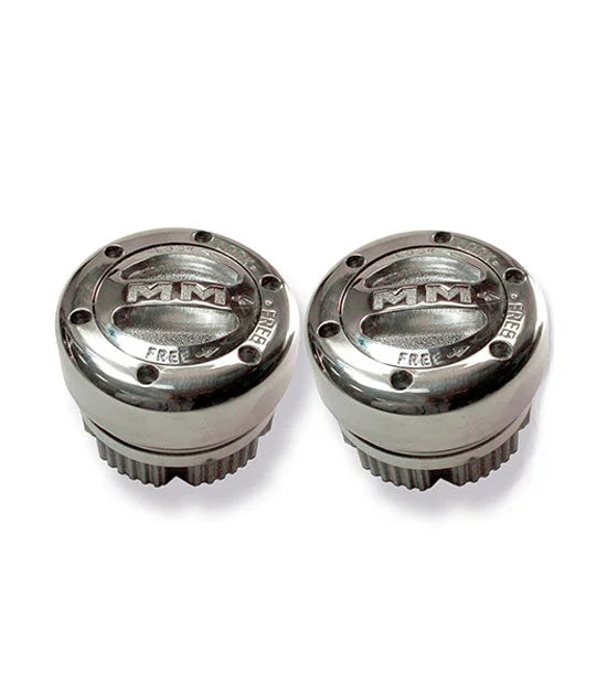 Mile Marker 1/2 Ton - Stainless Steel Dana 44 - 19 Spline, Set of 2 104 - Side View