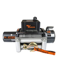 Load image into Gallery viewer, Mile Marker 12K SEC12 (ES) WATERPROOF RECOVERY WINCH WITH STEEL CABLE 76-50251BW - Side View