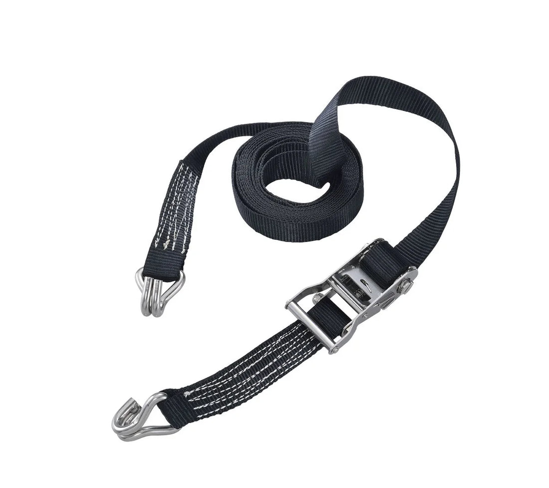 Mile Marker 1.5" x 12ft Stainless Ratchet Strap (2-pack) 1715122 - Installation View