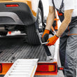 Load image into Gallery viewer, Mile Marker 2" x 12ft Stainless Ratchet Strap (1-pack) 1720121 - Side View
