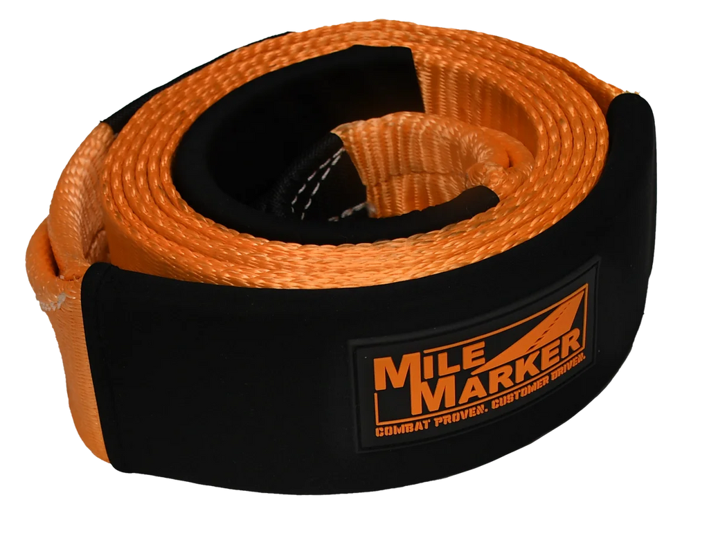 Mile Marker 3" x 15ft Orange Tow Strap 30,000LB - Main Product View