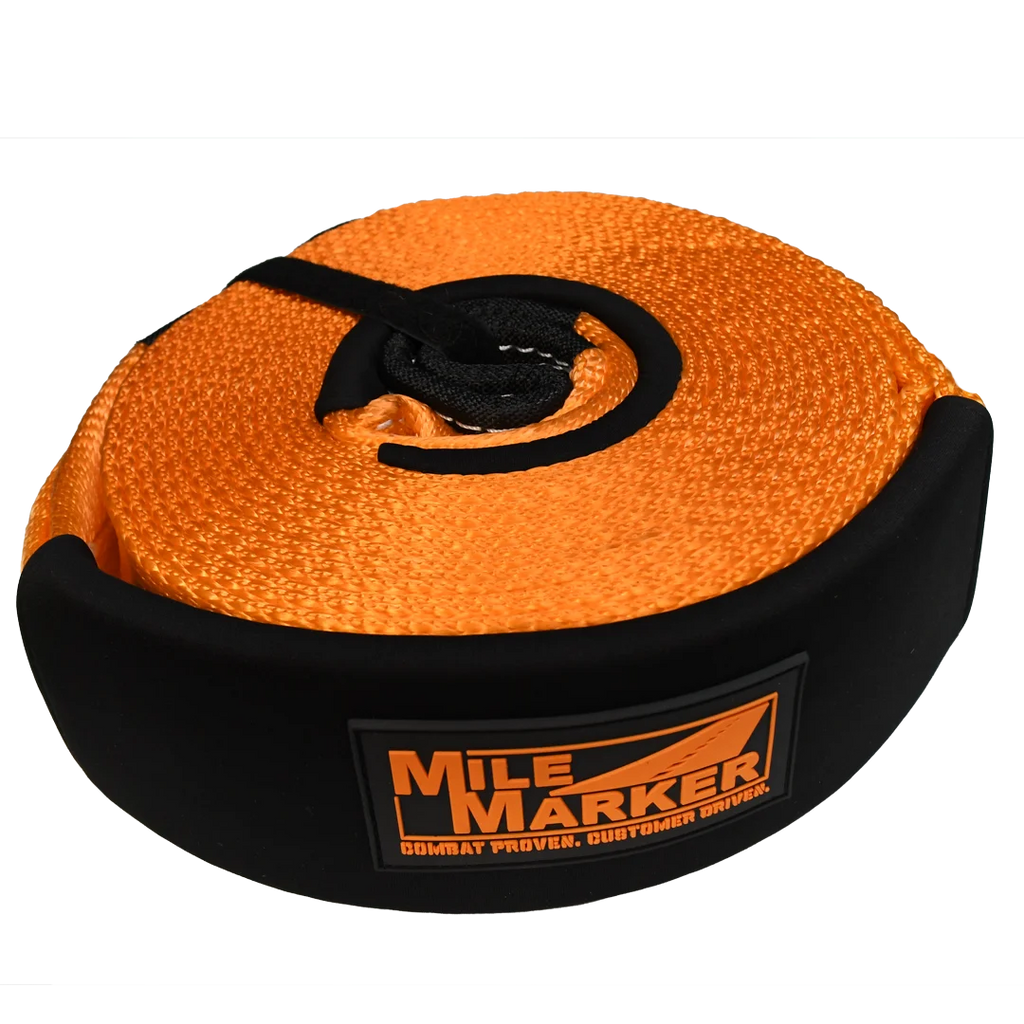 Mile Marker 3" x 30ft Orange Snatch Strap 24,200LB - Main Product View