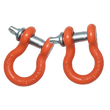Load image into Gallery viewer, Mile Marker 3/4" Orange Shackle 60-50134 - Main Product View