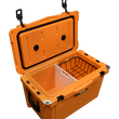 Load image into Gallery viewer, Mile Marker 45QT BIG CHILL COOLER IN ORANGE 30146 - Angled View