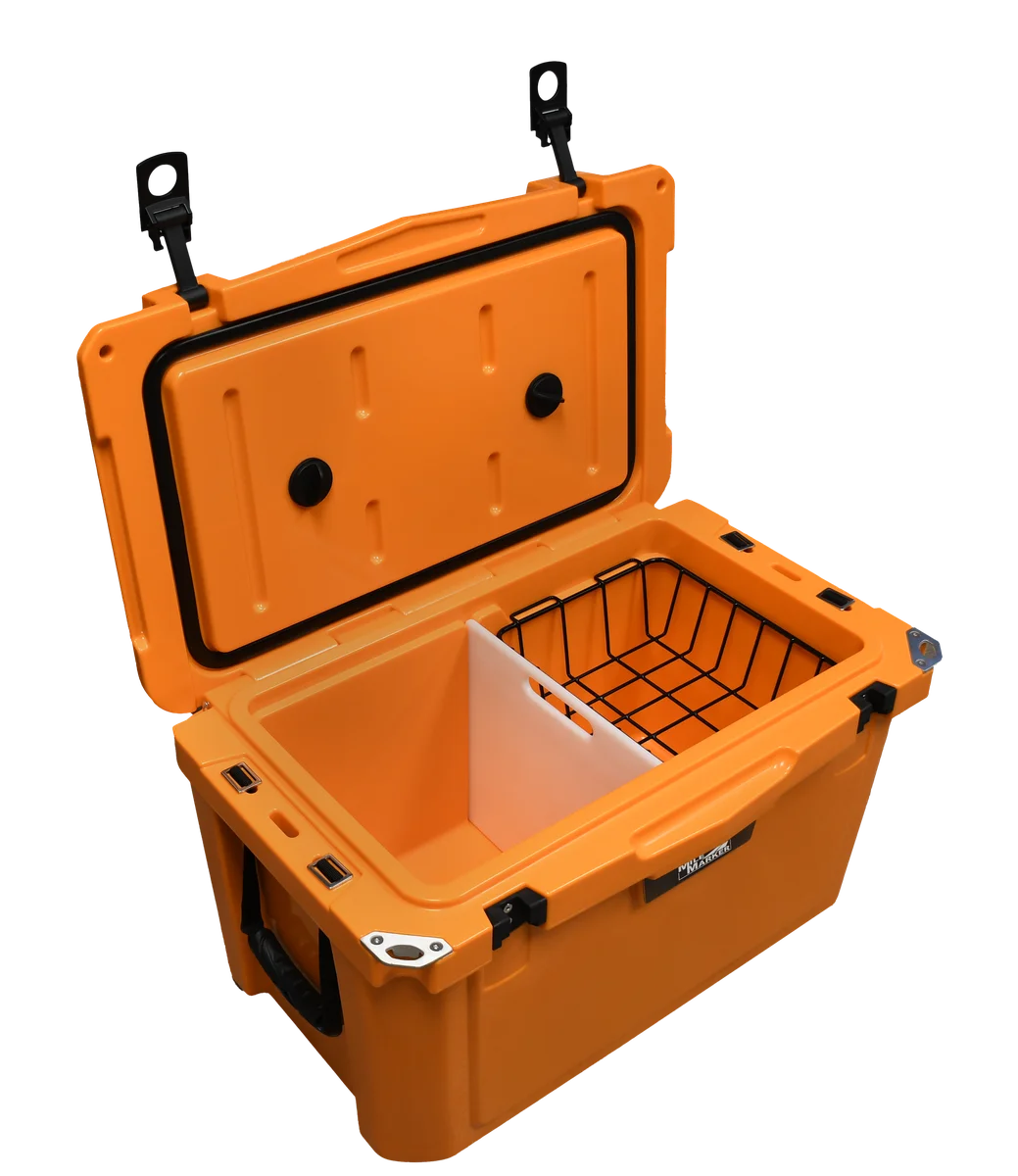 Mile Marker 45QT BIG CHILL COOLER IN ORANGE 30146 - Angled View