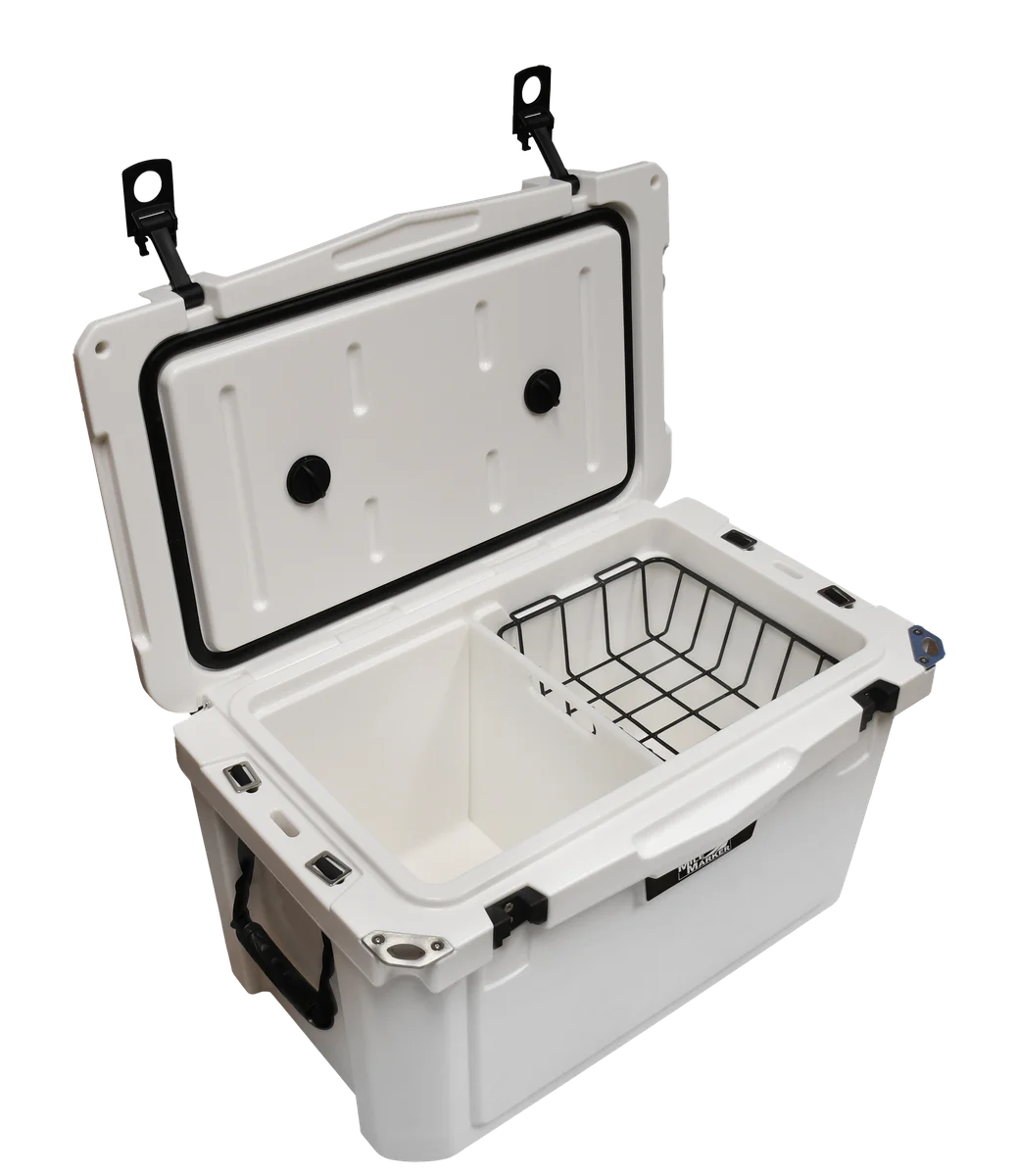 Mile Marker 45QT BIG CHILL COOLER IN WHITE 30145 - Angled View