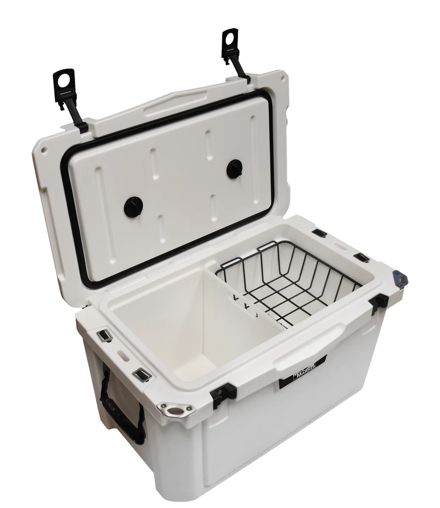 Mile Marker 45QT BIG CHILL COOLER IN WHITE 30145 - Angled View