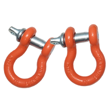 Load image into Gallery viewer, Mile Marker 5/8&quot; Orange Shackle 60-50158 - Main Product View